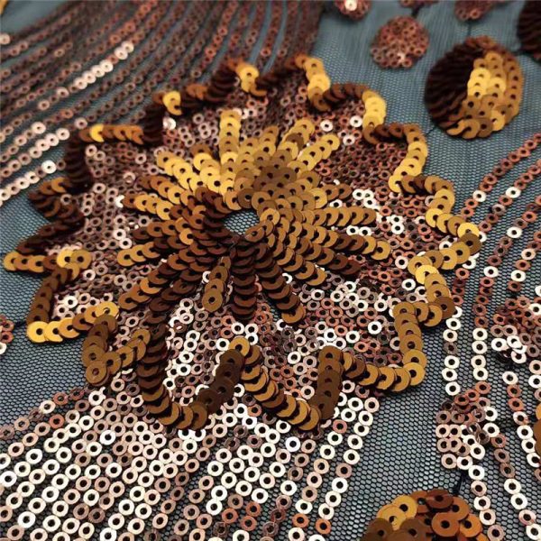 Custom Sequin Fabric 3mm PET | 120-130cm Width | Designs for Dresses, Applique & More - Image 4