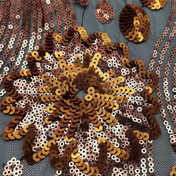 Custom Sequin Fabric 3mm PET | 120-130cm Width | Designs for Dresses, Applique & More - Image 5