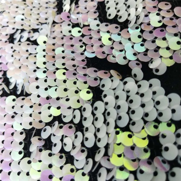 Reversible Sequin Fabric Dress | Eco-Friendly Knit Sequin Fabric (120-125cm) | Customizable - Image 5
