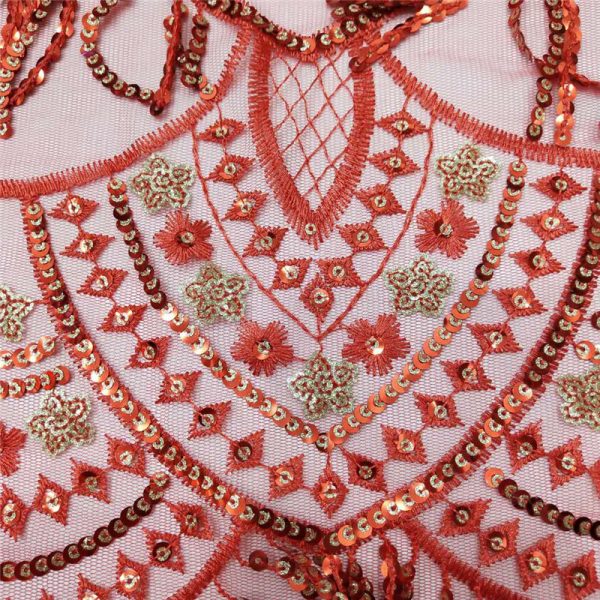 Scallop sequin fabric mesh fabric - Image 6
