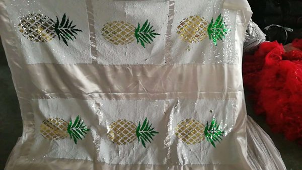 sequin pineapple patch