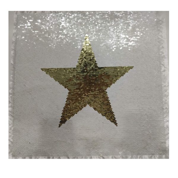 Two tone 5mm custom reversible sequin patch sequin star patches - Image 3