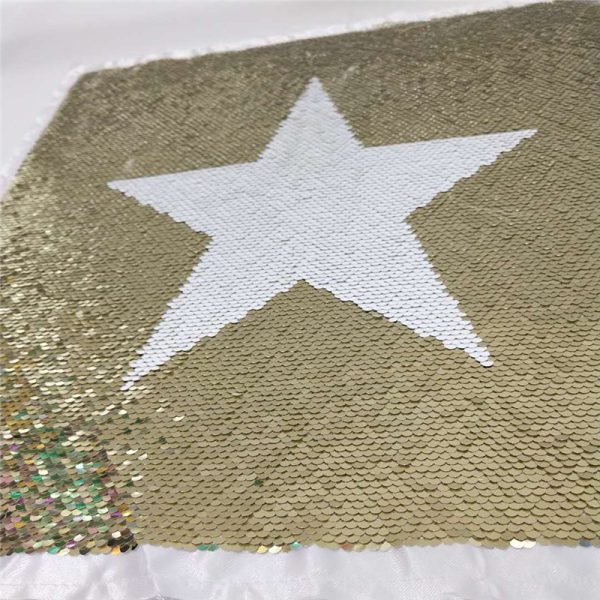 Two tone 5mm custom reversible sequin patch sequin star patches - Image 6